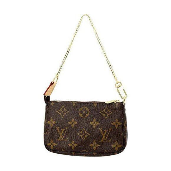 LOUIS VUITTON Brown Monogram Canvas Pochette Pouch - Picture 7 of 7